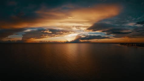 7680x4320 Beach Clouds Seascape Horizon 10k 8k HD 4k Wallpapers, Images, Backgrounds, Photos and ...