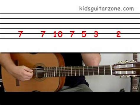 Guitar lesson 2F : Beginner — 'Seven nation army' on one string | Guitar Fan