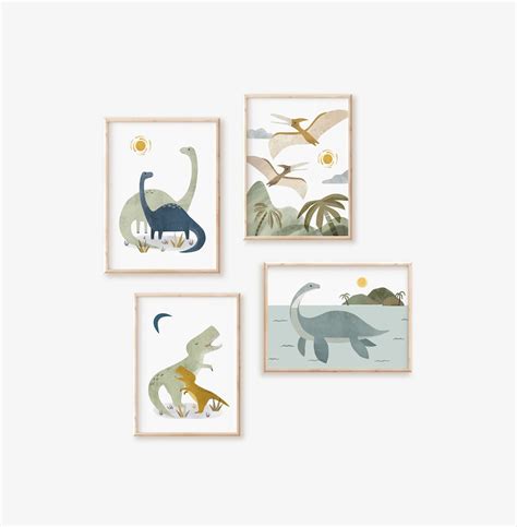 Dinosaur Nursery Print, Dinosaur Art Print, Dinosaur Art Boys, Dinosaur ...