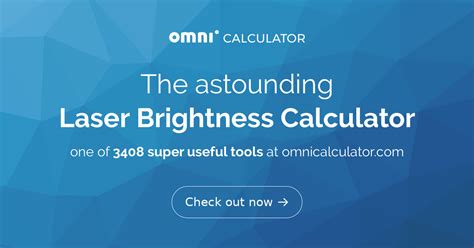 Laser Brightness Calculator