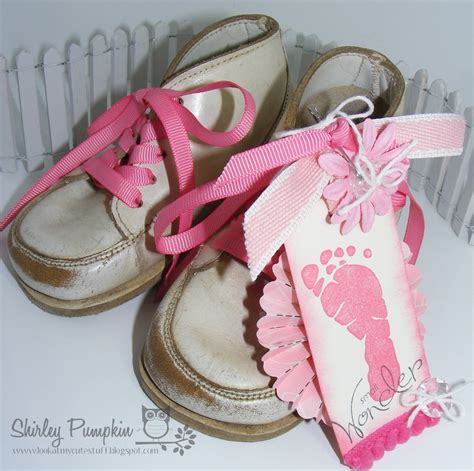 Cute stuff by Shirley: Vintage Baby Shoes with Girly Tag... Great for a ...