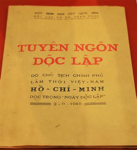 Tuyên Ngôn Độc Lập - Tinh Thần, Khát Vọng Và Văn Minh Việt