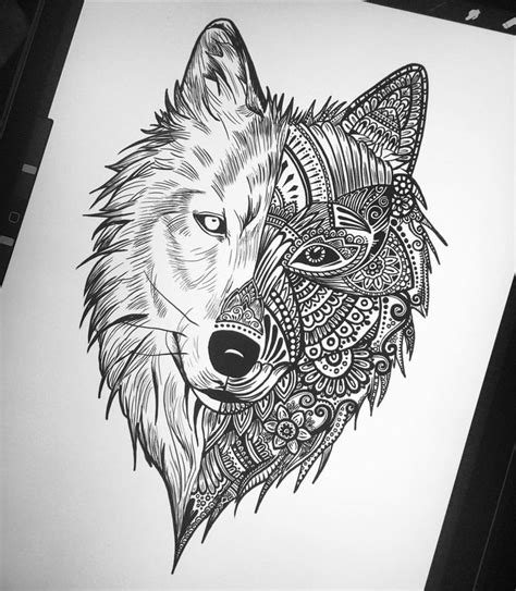 W o l f 🐺 • • • #helenalloretart #wolf #wolftattoo #lobo #tattoolobo # ...