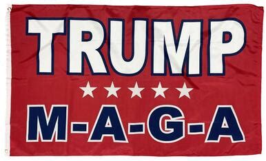 Trump MAGA Red 3×5 Flag - I AmEricas Flags