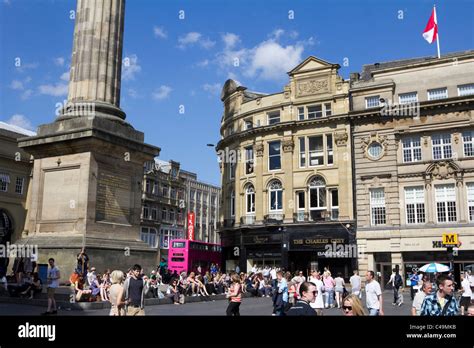 Newcastle city centre attractions Tyne and Wear england Stock Photo - Alamy