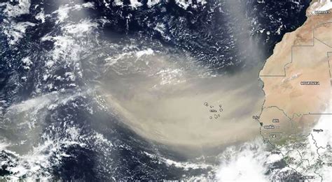 Dust Clouds From The Sahara Desert Headed For U.S.