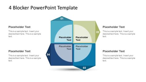 4 Blocker PowerPoint Template - SlideModel