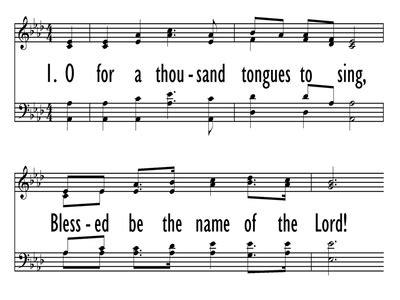 Blessed Be The Name Of The Lord Sheet Music