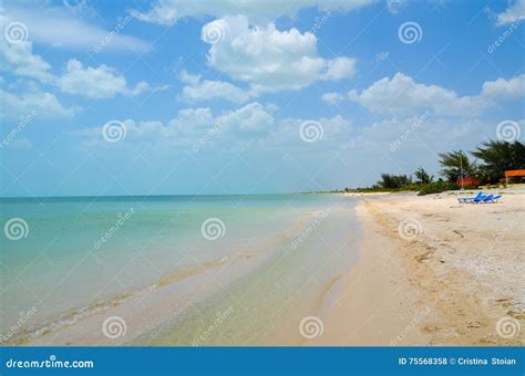 Celestun Beach, Yucatan, Mexico Editorial Stock Photo - Image of blue, celestunn: 75568358