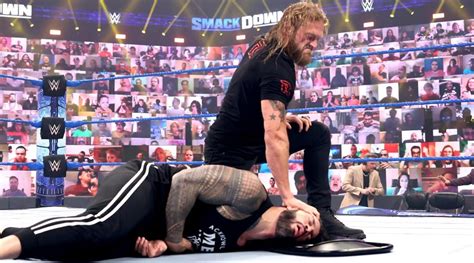 WWE SmackDown Results: Edge returns with attack on Roman Reigns | Wwe ...