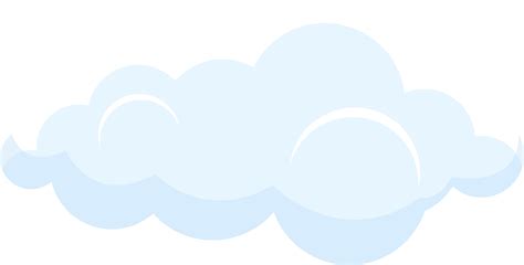 White cloud clipart design illustration 9391788 PNG