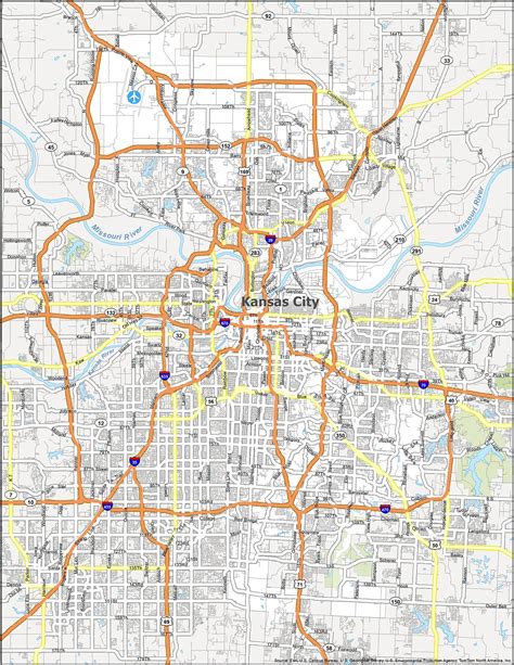 Kansas City Map [Missouri] - GIS Geography