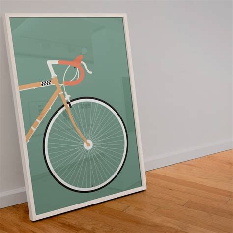 Vintage Bike Poster - Etsy