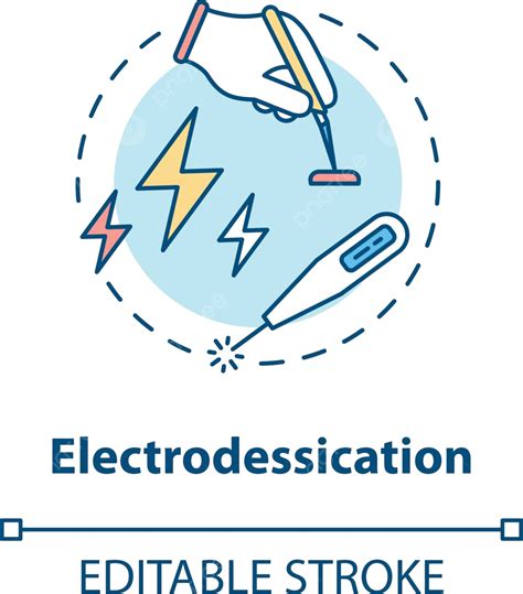 Electrodessication Concept Icon Basal Oncology Electrodessication ...