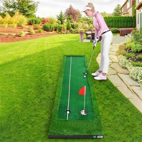 Golf Putting Mat Green Carpet Training Indoor Outdoor Practice Area | eBay