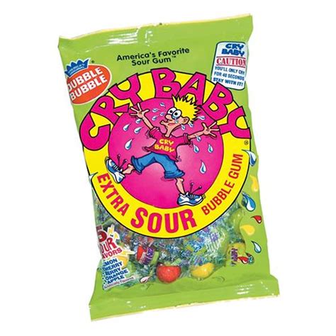 Cry Baby Extra Sour Bubble Gum - All City Candy