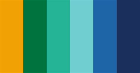 Variety Of Orange, Green & Blue Color Scheme » Blue » SchemeColor.com