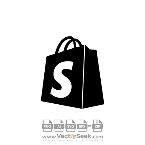 Shopify Black Logo Vector - (.Ai .PNG .SVG .EPS Free Download)