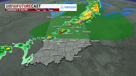 A few storms possible Thursday afternoon - Indianapolis News | Indiana ...