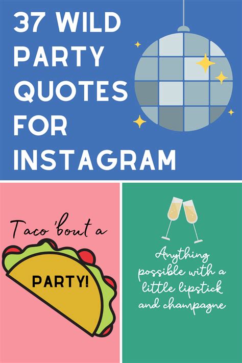 37 Let's Party Quotes for Instagram Party Invitations - Darling Quote