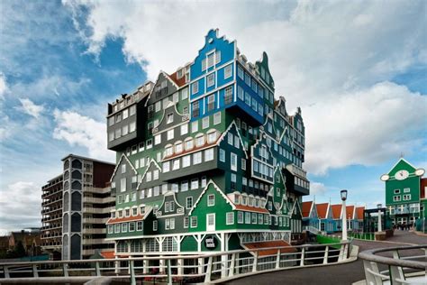 Inntel Zaandam Zaan style striking hotel Netherlands