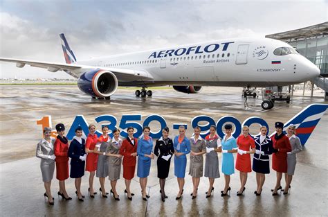 Aeroflot Russian Airlines First A350 Delivered - Samchui.com