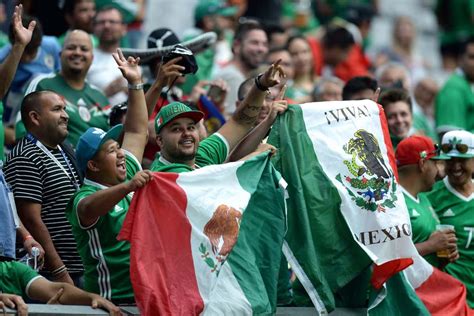 Mexico football fans in the world