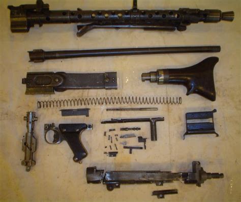 German Wwii Mg34 Parts Kit With De-Milled Rec For Sale at GunAuction.com - 10470279