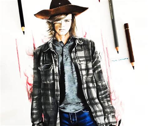 Carl Grimes drawing by Tom Chanth Art | No. 3234