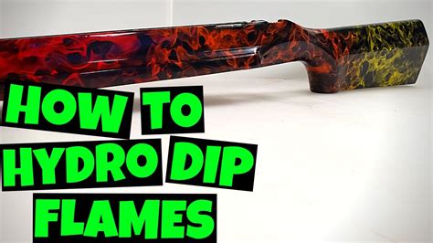 How to Hydro Dip Multi Colored Flames [SUPER EASY] - YouTube