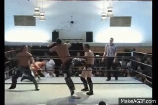 PWG : The Young Bucks "SUPERKICK PARTY!" on Make a GIF