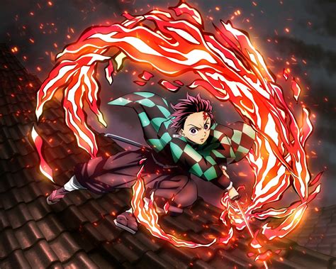 Download Hinokami Kagura Tanjiro Kamado Anime Demon Slayer: Kimetsu No ...