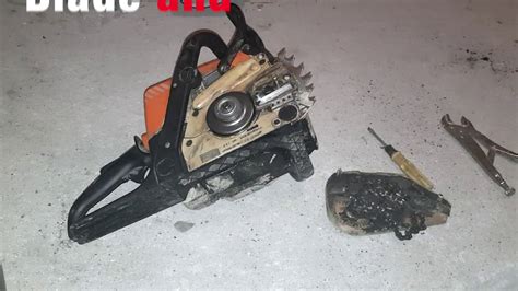 Chainsaw sprocket replacement - YouTube