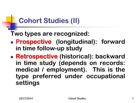 PPT - Cohort Study Designs PowerPoint Presentation, free download - ID:5907108