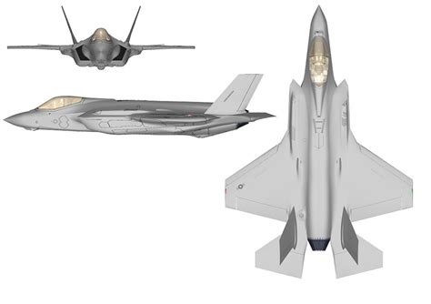 File:F-35A three-view.PNG - Wikimedia Commons
