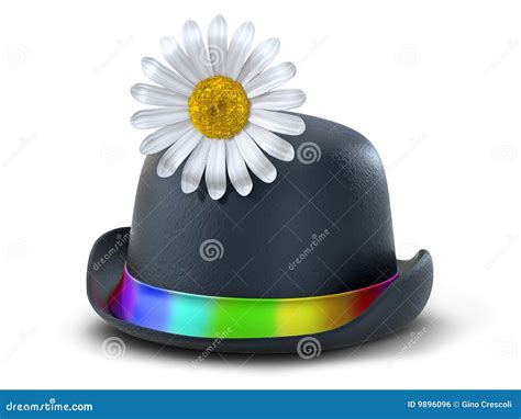 Clown's hat stock illustration. Image of symbol, isolated - 9896096