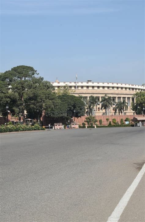 Sansad Bhavan New Delhi stock image. Image of structure - 115776341