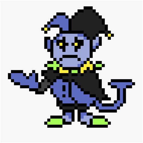 Jevil Sprite Deltarune Jevil Pixel Art Clipart Full Size Clipart ...