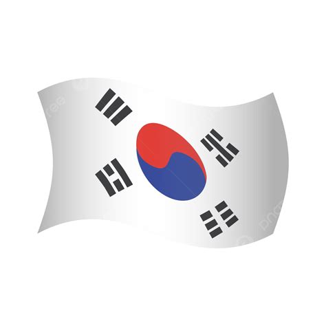 South Korea Flag, South Korea, Flag, South Korea Day PNG and Vector with Transparent Background ...