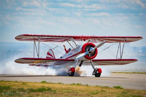 Photos of Boeing Stearman Biplane at Rocky Mountain Airshow