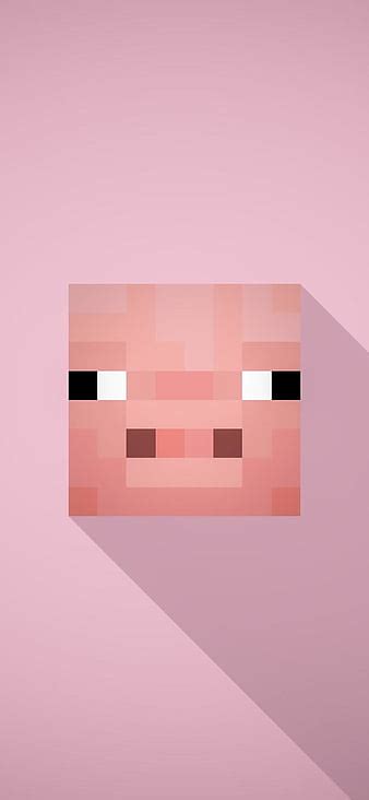 Minecraft Pig Face Wallpaper