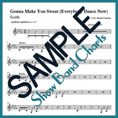 Gonna Make You Sweat (C+C Music Factory) - Show Band Charts