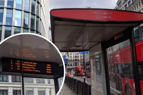 The reason why electronic London bus stop countdown displays are ...