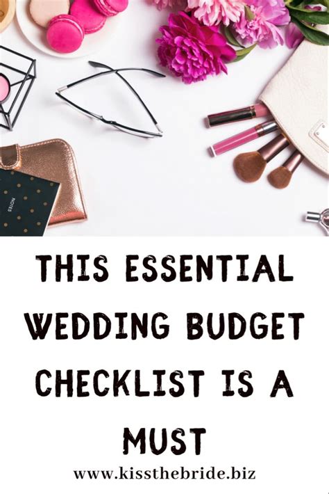 FREE wedding budget checklist and guide ~ KISS THE BRIDE MAGAZINE ...