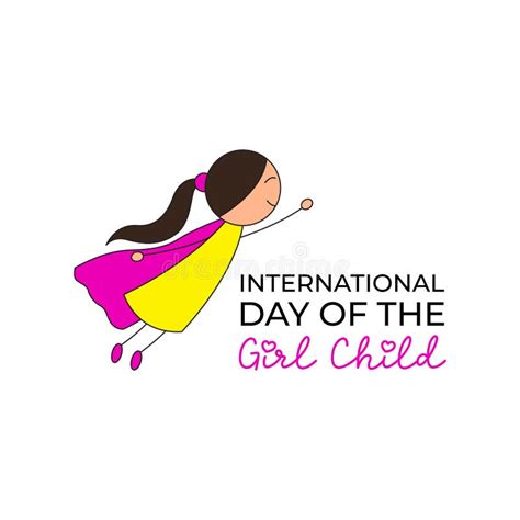 International Girl Child Day Logo Stock Illustrations – 701 ...