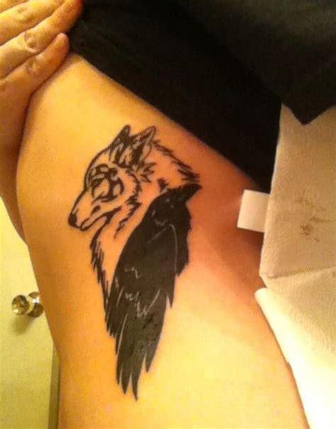 Wolf And Raven Tattoo Meaning - CreativeFan | Raven tattoo, Raven tattoo meaning, Tattoos