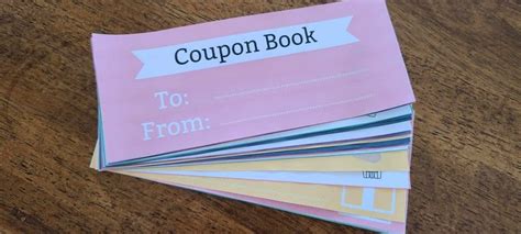 Free Printable Kids Coupon Book - A Marvelous Family