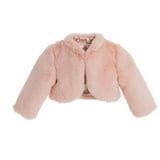 Blush Pink Faux Fur Capes Flower Girl Bolero Cozy Fur Jacket Princess Cape Dress Cover Up Flower ...
