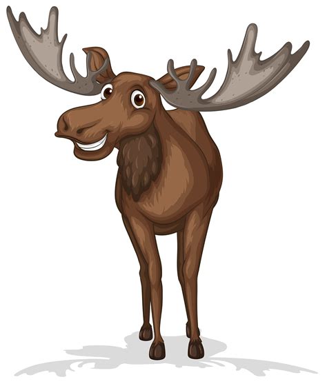 Realistic Cartoon Moose