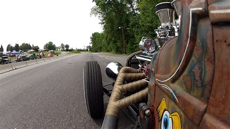 Rat Rod Drag Race - YouTube